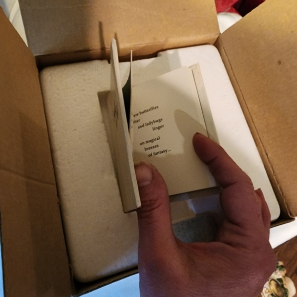 Vtg Woodly Wise The Moss Wood Hollow  Storybook Fairy Tree House COA NEW IN BOX - Picture 5 of 9